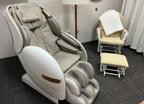 a photo of the wellness room massage chair