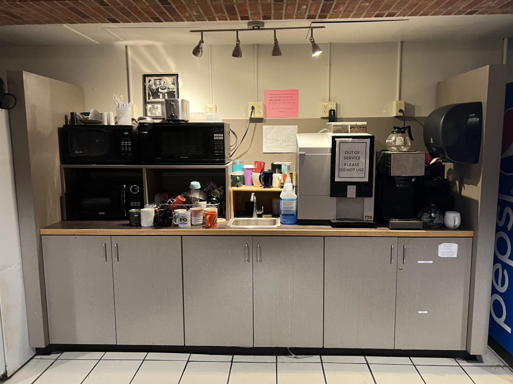 The student cafe before redesign.