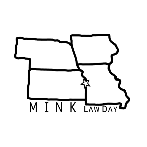 the mink logo which is the outlines of the four states