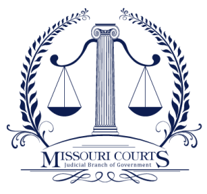 missouri courts logo with scales of justice