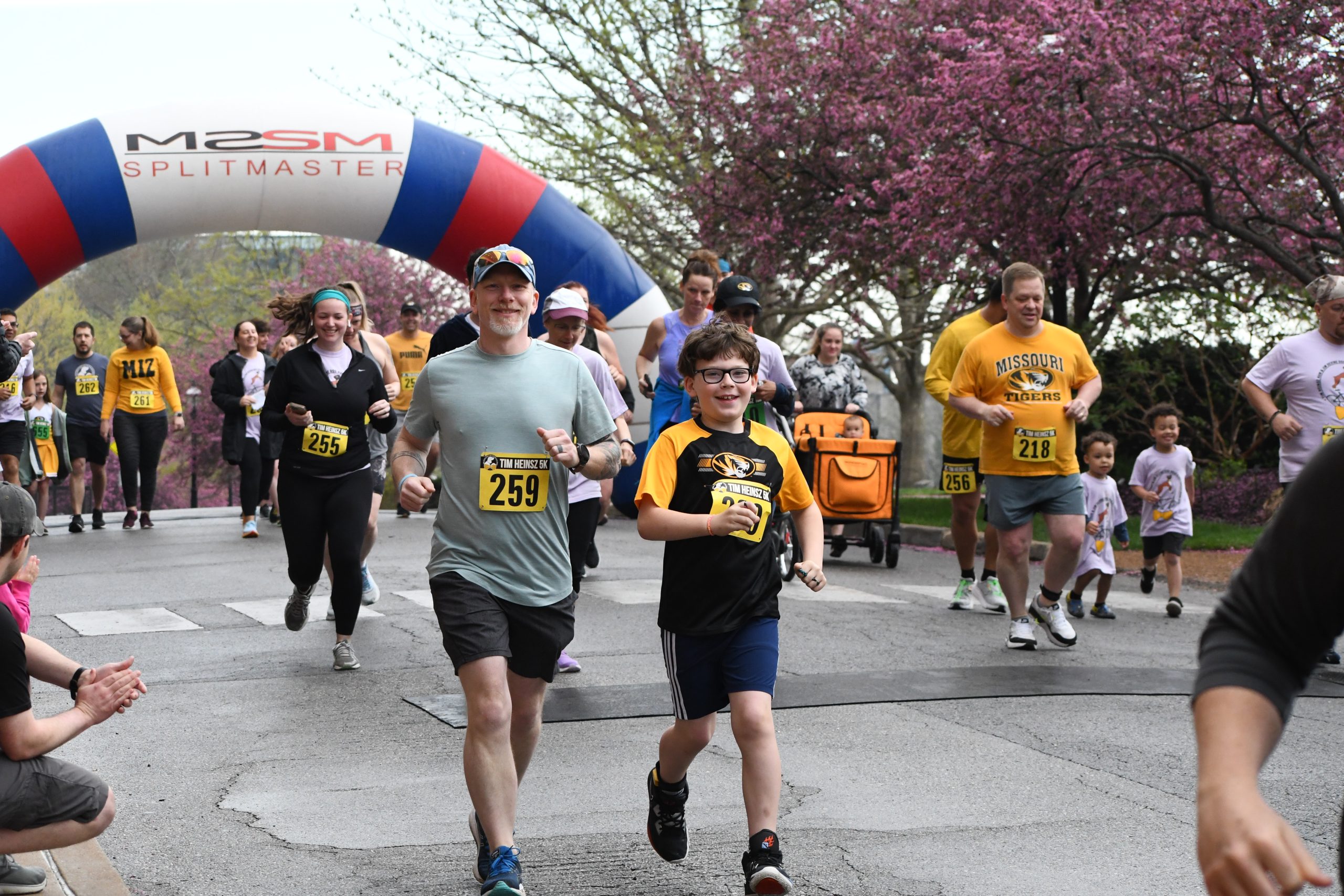 a photo of people running in a 5k