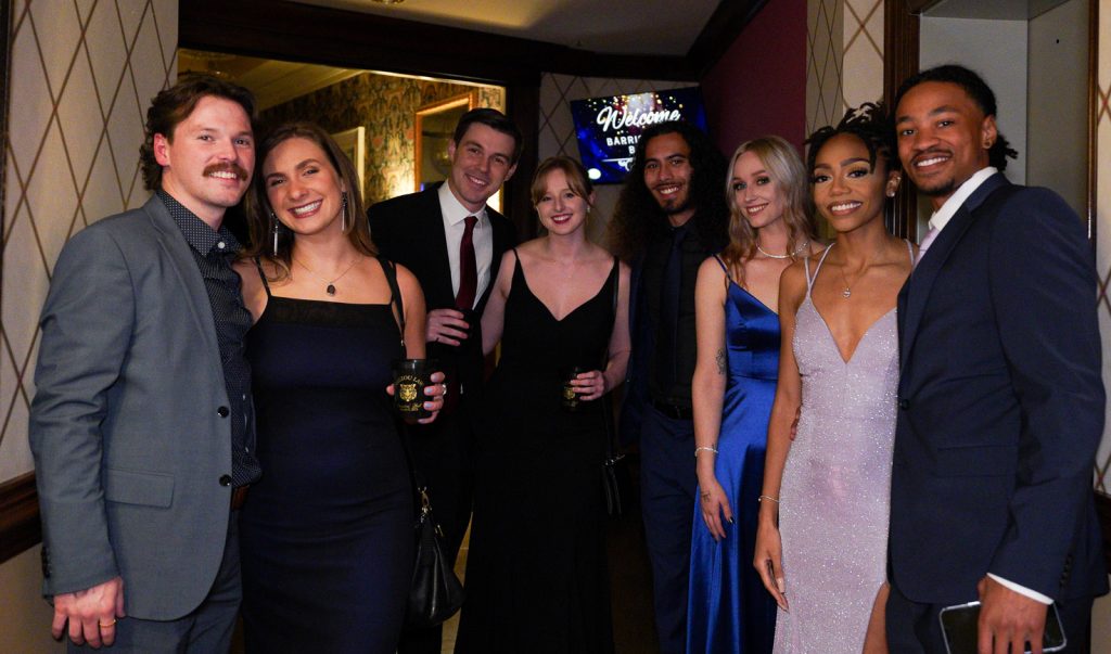 a photo of students at the barristers ball