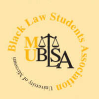 black law students association logo