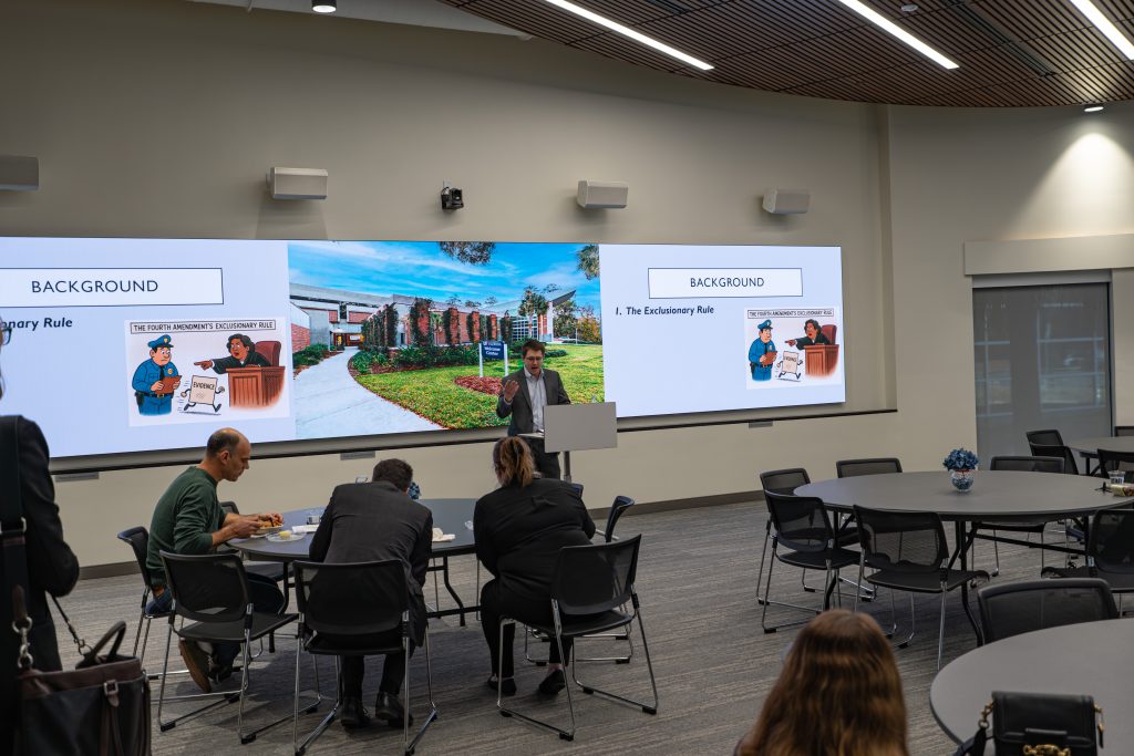 hintz presents his paper