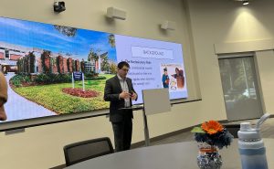 professor hintz presents his paper