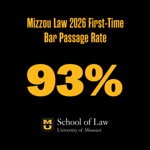 mizzou law 2026 first-time bar passage rate 93%